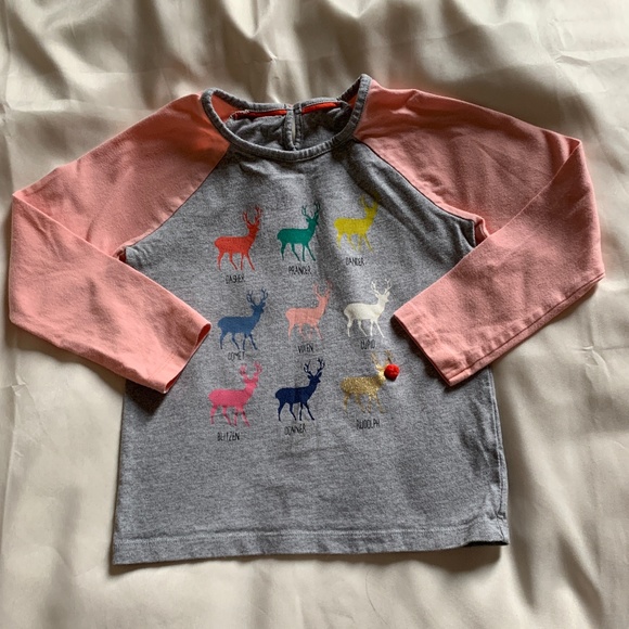 Mini Boden Other - Mini Boden Girl's Reindeer Top
